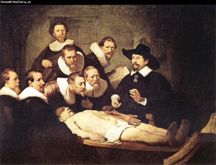 REMBRANDT Harmenszoon van Rijn The Anatomy Lesson of Dr.Nicolaes Tulp